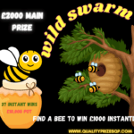WILD SWARM! FIND A 🐝 TO WIN £1000 CASH! £2K MAIN PRIZE