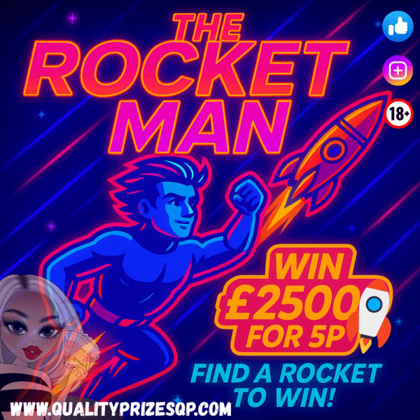 5p Rocket Man! Find a Rocket to WIN INSTANTLY!